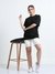 Women Black Cotton Oversized T-shirt