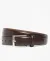 Solid Leather Belt with Silver Buckle