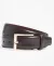 Solid Leather Belt with Gold Buckle