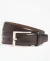Solid Leather Belt with Gold Buckle