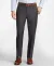 BrooksFlex Solid Regular Fit Plain Dress Trousers