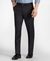 BrooksFlex Solid Regular Fit Plain Dress Trousers