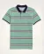 Cotton Pique Striped Slim Fit Polo T-Shirt
