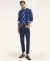 Cotton Solid Regular Fit 5-Pkt Pants