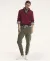 Double Face Pique Solid Regular Fit Cargo