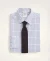 Non-Iron Broadcloth Tattersal Regular Fit Dress Shirt