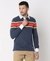 Rugby Striped Regular Fit Polo T-Shirt