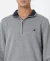 French Terry Solid Regular Fit Half-Zip