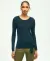 Solid Round Neck Regular Fit Silk Sweater