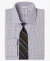 Regular Finish Broadcloth Windowpane Regular Fit Dress Shirt