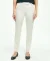 Stretch Solid Straight Fit Cotton Pants