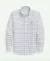 Non-Iron Oxford Windowpane Regular Fit Sport Shirt