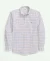 Non-Iron Oxford Windowpane Regular Fit Sport Shirt