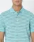 Cotton Pique Striped Slim Fit Polo T-Shirt