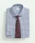 Non-Iron Broadcloth Windowpane Regular Fit Dress Shirt