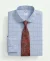 Non-Iron Broadcloth Checked Regular Fit Dress Shirt