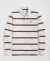 Cotton Pique Striped Slim Fit Polo T-Shirt