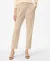 Solid Regular Fit Side Zip Crepe Pants
