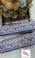 Royal Blue Pearl Dori Scalloped Cutwork Lace
