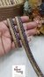 Golden Zari Glimmer Navy Blue  Bases Designer Trims