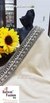 Black Floral Fabric Lace