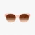 Quilted Round Cat Eye Sunglasses