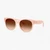 Quilted Round Cat Eye Sunglasses