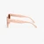 Quilted Round Cat Eye Sunglasses