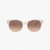 Quilted Round Cat Eye Sunglasses