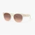 Quilted Round Cat Eye Sunglasses