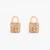 Signature C Pavé Padlock Stud Boxed Earrings