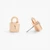 Signature C Pavé Padlock Stud Boxed Earrings