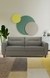 neudot Scott Sofa for Living Room |3 Persons Sofa|Premium Fabric with Cushioned Armrest | Solid Wood Frame|3 Seater in Misty Grey Color