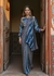 Blue Draped Saree