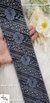 Black Golden Bloom Geometric Embroidery Lace