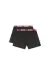 Black Two-pack boxers with logo waist