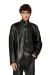 Brown Biker jacket in wrinkled leather