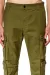 Green Cargo pants with zip pocket