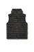 Black Hooded puffer vest in light nylon