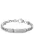 Silver Diesel Stacked Silver Bracelet Dx0966040