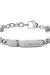 Silver Diesel Stacked Silver Bracelet Dx0966040