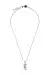 Silver Diesel Single Pendant Silver Necklace Dx1342040