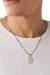 Silver Diesel Single Pendant Silver Necklace Dx1342040