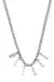 Silver Diesel Steel Silver Necklace Dx1494040