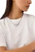 Silver Diesel Steel Silver Necklace Dx1494040