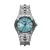Blue Vert three-hand date stainless steel watch