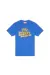 Blue T-shirt with college logo print
