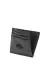 Black Card case in grained leather