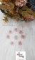 Salmon Pink Glam Bead Sequin Buttons