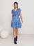 Blue Maritza Short Dress